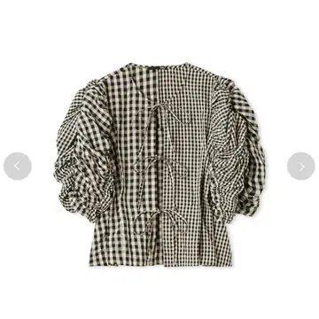 styling/ 개더 슬리브 블라우스