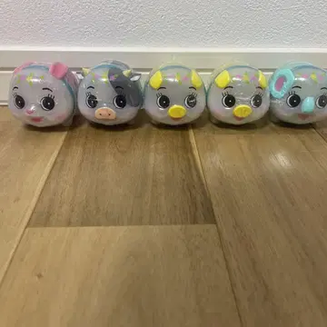돼지 저금통과 친구들 2 클리어 ver.4종 5개 세트