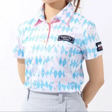 No.7 Samantha Thavasa 덤보 올 패턴 프린트 피케 셔츠