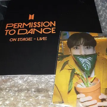 BTS P T D ON STAGE LIVE 구쿠 트레이딩 카드