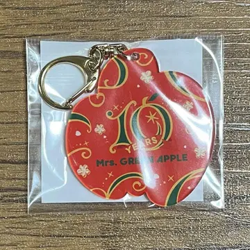 Mrs. GREEN APPLE 시부야 모디 아크링 키링 빨간색