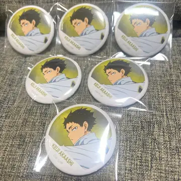 하이큐 아카아시 케이지 가로 현수막 캔뱃지 6개
