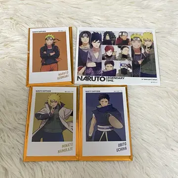 NARUTO 베이스 야드 스티커 오비토 미나토 나루토