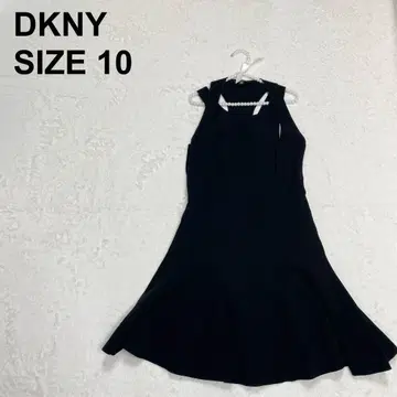 다나 캐런 뉴욕 디자인 플레어 원피스 드레스 무릎 기장 (190)