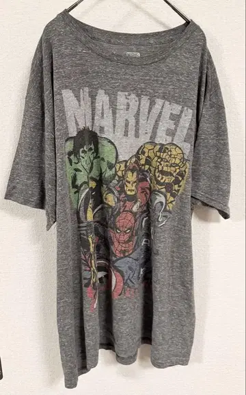 MARVEL 아메리칸 코믹스 티셔츠 아이언맨 스파이더맨