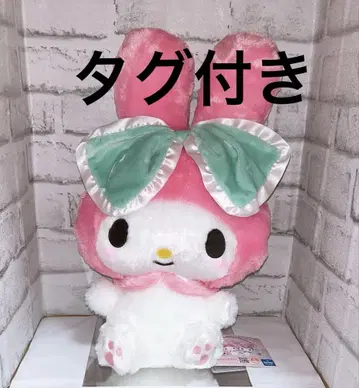 산리오 마이멜로디 큰 리본 귀걸이 BIG 봉제 인형
