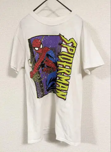 MARVEL 스파이더맨 티셔츠 화이트 S M
