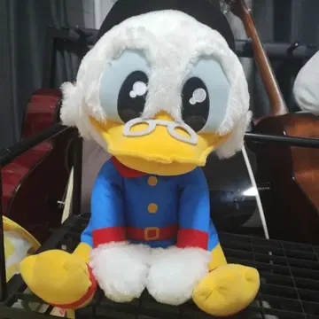 스크루지 맥덕 봉제 인형 약 30cm