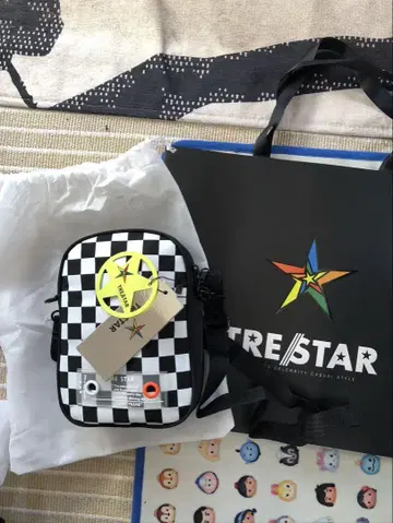 토레스 스타 체크 숄더백 파우치 소품함 TRE STAR 가방
