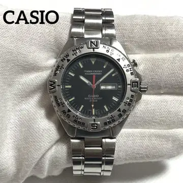 CASIO 손목시계 팀버 크루저 오퍼레이션 블랙 다이얼 TIC-130