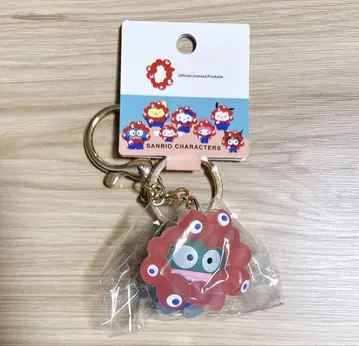 산리오 밉밉 나리키리 입체 마스코트 컬러 키링 클리어