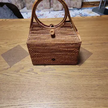라탄 핸드백