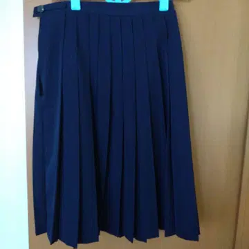 엘르 플리츠 스커트 63cm