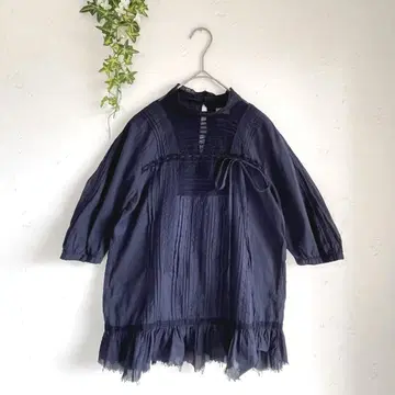 파드칼레 pas de calais 레이스 스탠드 넥 블라우스