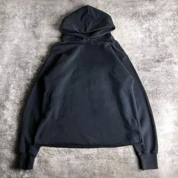 Plage 컷오프 풀오버 후드티 코튼 플라주