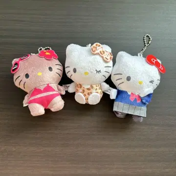 산리오 헬로키티 봉제 인형 공 체인 가챠