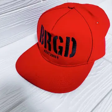 새상품급! 버스 브리검 BRGD 빨간색 캡 EST2008