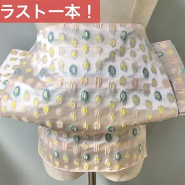 성인용 오비 레트로 캔디 팝 긴 자카드 오비