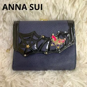 ANNA SUI 안나수이 가마구치 지갑 포아종 나비 거미