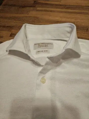 PIETRO PROVENZALE SLIM FIT 셔츠 화이트