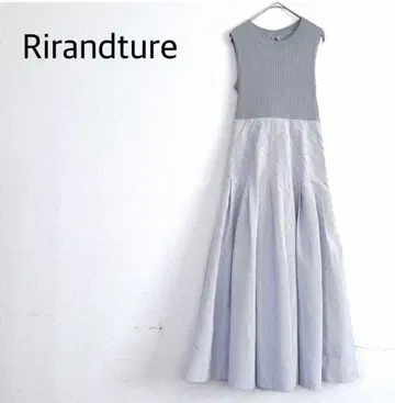 Rirandture 슬리브리스 원피스 그레이