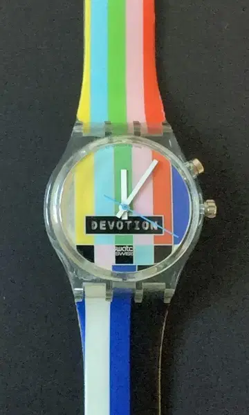 빈티지 SWATCH DEVOTION 손목시계