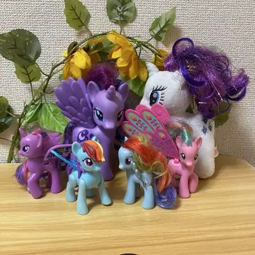 초레어 마이 리틀 포니 봉제 인형 피규어 6종 세트