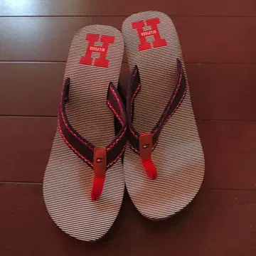 HILFIGER 네이비/레드 샌들