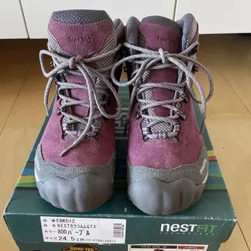 Treksta EBK512 트레킹 슈즈 24.5cm 퍼플
