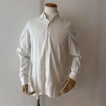 마리아 산탄젤로 / 코튼 플란넬 셔츠 / 화이트 / M