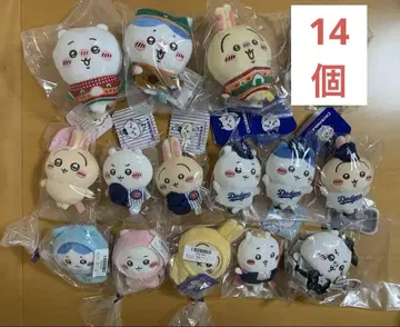 치이카와 (먼작귀) 묶음 판매 마스코트 봉제 인형 하치와레 토끼