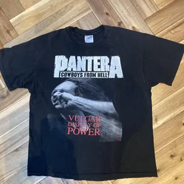 PANTERA 1992년 빈티지 밴딩 T  착용