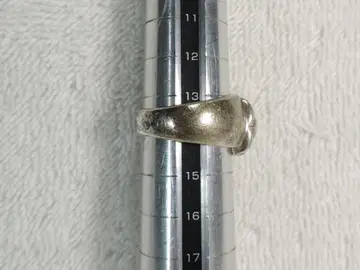 빈티지 실버 925 각인 뜨개질 무늬 반지 14호, 여성용 반지