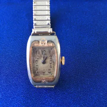 작동 상품 ELGIN 엘진 앤티크 여성용 수동 와인딩 손목시계