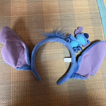 스티치 귀 머리띠 봉제 인형 포함
