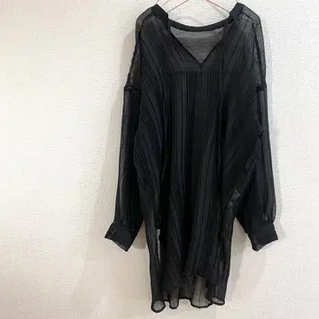카프리 슈레 마쥬 시어 셔츠 스키퍼 셔츠 블랙