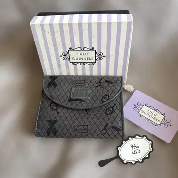 LULU GUINNESS 가마구치 접이식 지갑