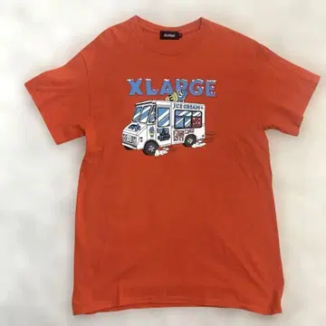 XLARGE 아이스크림 트랙 티셔츠 M 오렌지