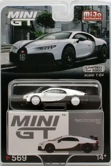 MINI GT Bugatti Chiron Super Sport 화이트