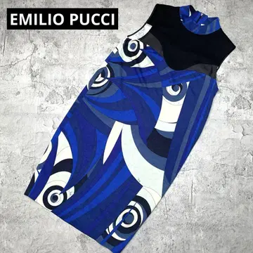EMILIO PUCCI 에밀리오 푸치 슬리브리스 원피스 울