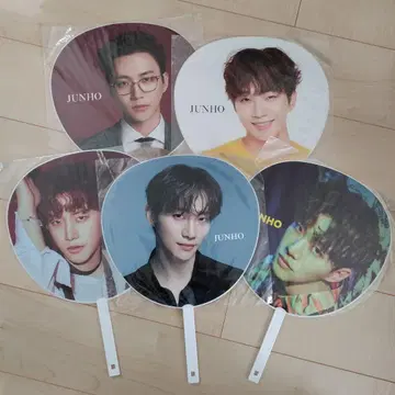 2PM 준호 부채 5장 세트
