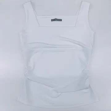 폭시 탱크탑 화이트 셔링