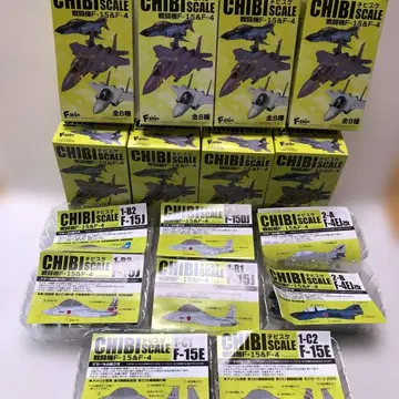 F-toys 카이요도 치비스케 전투기 F-15 및 F-4 총 8대 정리