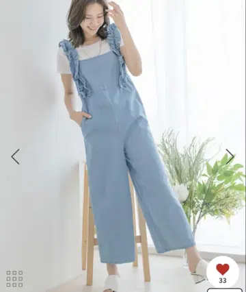 새상품 JAYRO 자이로 프릴 서스 올인원 사이즈 M