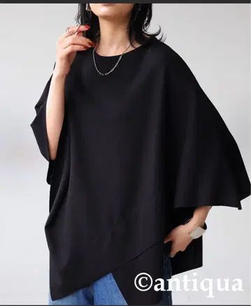 새상품 비대칭 블랙 상의