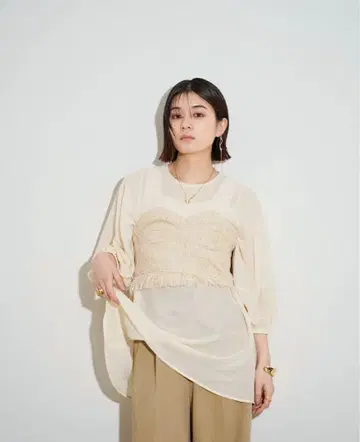 nuyuh 아이보리 뷔스티에