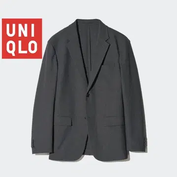 유니클로 감동 자켓 그레이 M