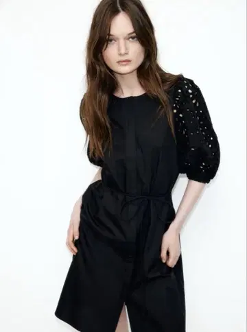 H&M 영국 자수 원피스 2XL