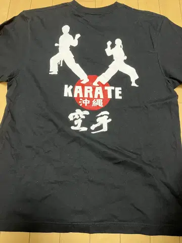 오키나와 가라테 티셔츠 새상품급 격투기 일본 극진 가라테 KARATE