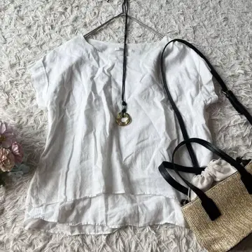 어반 리서치 도어스 린넨 블렌드 린넨 티셔츠 프리 사이즈